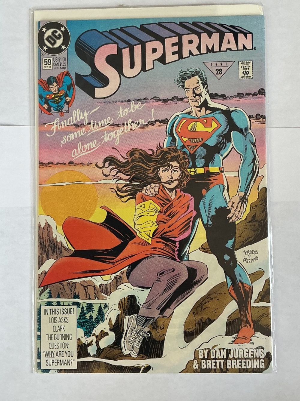 Superman Comic #59 Sep 91